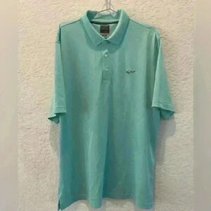 Greg Norman turquoise polo men’s XL